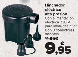 Oferta de Hinchador Electrico Alta Presion por 9,95€ en Carrefour