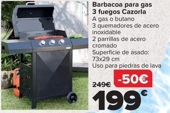 Oferta de Carrefour - Barbacoa A Gas por 199€ en Carrefour