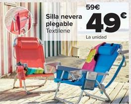 Oferta de Silla Nevera Piegable por 49€ en Carrefour