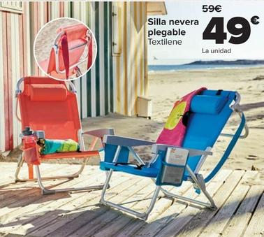 Oferta de Silla Nevera Plegable por 49€ en Carrefour