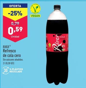 Oferta de River - Refresco De Cola Cero por 0,59€ en ALDI