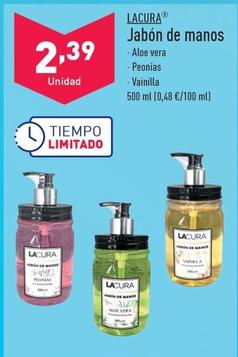 Oferta de Lacura - Jabón De Manos por 2,39€ en ALDI