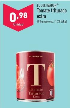 Oferta de El Cultivador - Tomate Triturado Extra por 0,98€ en ALDI