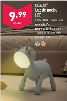 Oferta de Casalux - Luz De Noche LED por 9,99€ en ALDI