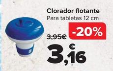 Oferta de Clorador Flotante por 3,16€ en Carrefour