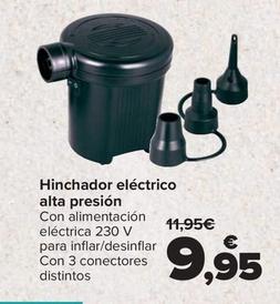 Oferta de Hinchador Electrico Alta Presion por 9,95€ en Carrefour