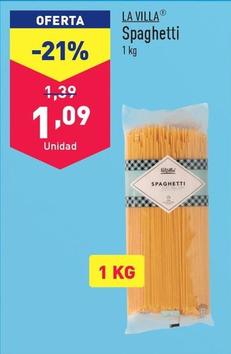 Oferta de La Villa - Spaghetti por 1,09€ en ALDI