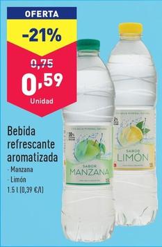 Oferta de Bebida Refrescante Aromatizada por 0,59€ en ALDI