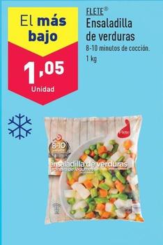 Oferta de Flete - Ensaladilla De Verduras por 1,05€ en ALDI