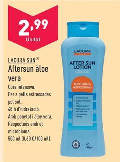 Oferta de Lacura Sun - Aftersun Àloe Vera por 2,99€ en ALDI