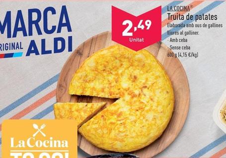 Oferta de La Cocina - Tortilla De Patatas por 2,49€ en ALDI