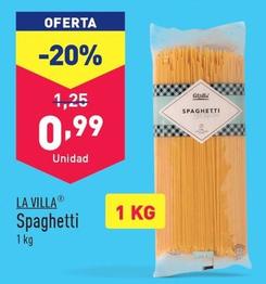 Oferta de La Villa - Spaghetti por 0,99€ en ALDI
