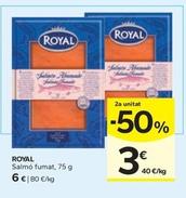 Oferta de Royal - Salmó Fumat por 6€ en Caprabo