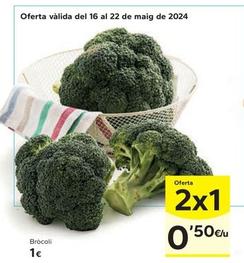 Oferta de Brócoli por 1€ en Caprabo