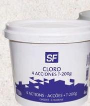 Oferta de SF - Cloro 4 acciones  o choque  por 24,9€ en Carrefour