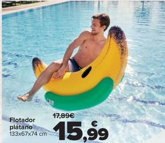 Oferta de Flotador plátano por 15,99€ en Carrefour