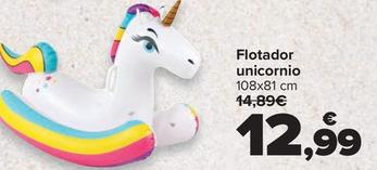 Oferta de Flotador unicornio por 12,99€ en Carrefour