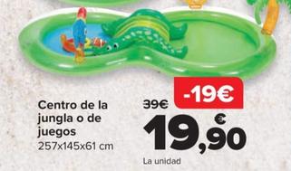 Oferta de Centro de la jungla o de juegos por 19,9€ en Carrefour