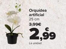 Oferta de Orquídea Artificial por 2,99€ en Carrefour
