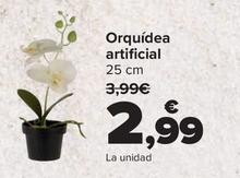 Oferta de Orquídea Artificial por 2,99€ en Carrefour