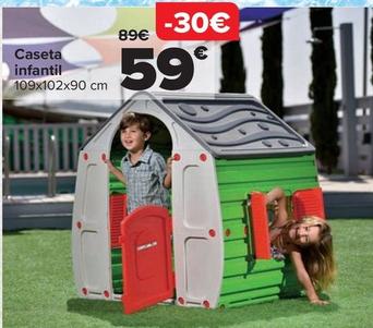 Oferta de Caseta infantil por 59€ en Carrefour
