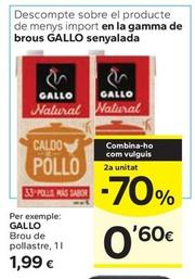 Oferta de Gallo - Brou De Pollastre por 1,99€ en Caprabo