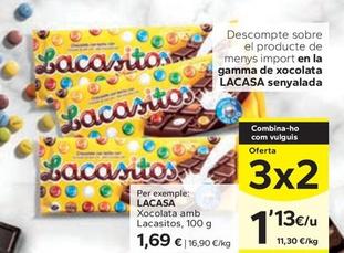 Oferta de Lacasa - Xocolata Amb Lacasitos por 1,69€ en Caprabo