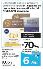 Oferta de Nivea - Crema De Dia Antiarrugues Q10 por 9,65€ en Caprabo
