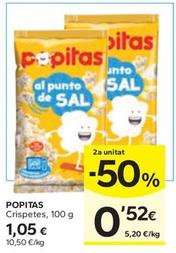 Oferta de Popitas - Crispetes por 1,05€ en Caprabo