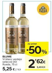 Oferta de Blume - Vi Blanc Verdejo Selecció DO Rueda por 5,25€ en Caprabo