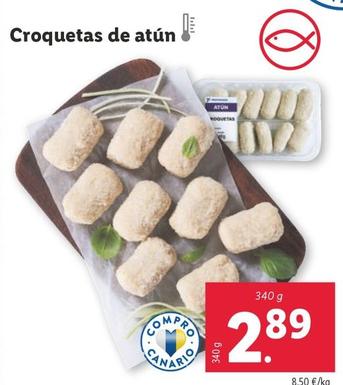 Oferta de Croquetas De Atún por 2,89€ en Lidl