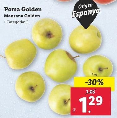 Oferta de Menzana Golden por 1,29€ en Lidl