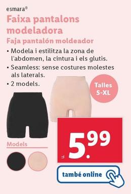 Oferta de Esmara - Faja Pantalon Moldeador por 5,99€ en Lidl
