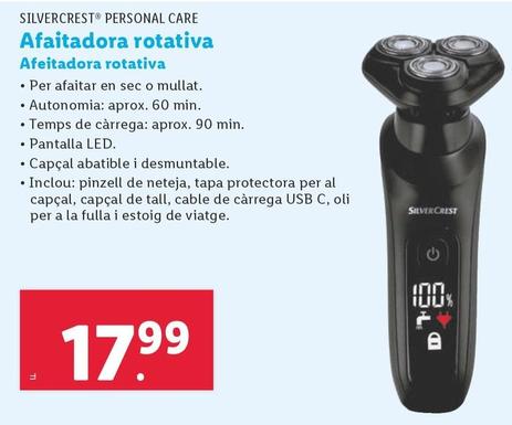 Oferta de Silvercrest - Personal Care Afeitadora Rotativa por 17,99€ en Lidl