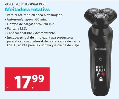 Oferta de Silvercrest Personal Care - Afeitadora Rotativa por 18,99€ en Lidl