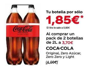 Oferta de Coca-Cola por 1,85€ en SPAR