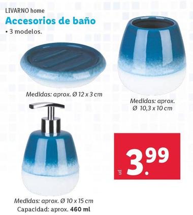 Oferta de Livarno Home - Accesorios De Baño por 3,99€ en Lidl