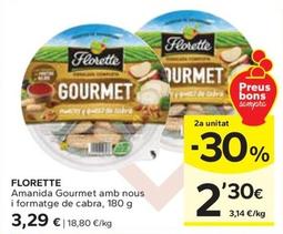 Oferta de Florette - Amanida Gourmet Amb Nous I Formatge De Cabra por 3,29€ en Caprabo