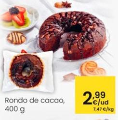 Oferta de Rondo De Cacao por 2,99€ en Eroski