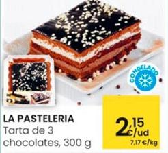 Oferta de La Pasteleria - Tarta De 3 Chocolates por 2,15€ en Eroski