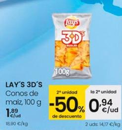Oferta de Lay's - Conos De Maiz por 1,89€ en Eroski