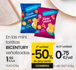 Oferta de Bicentury - En Las Mini Tortitas Senalizadas por 1,5€ en Eroski