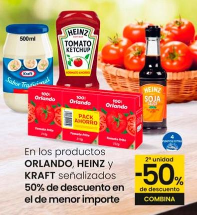 Oferta de Orlando - En Los Productos Heinz Y Karaft en Eroski