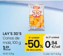 Oferta de Lay's - Conos De Maiz por 1,89€ en Eroski
