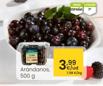 Oferta de Arandanos por 3,99€ en Eroski