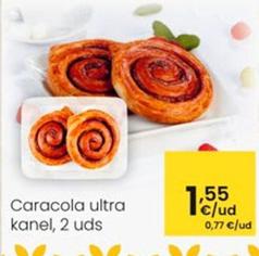 Oferta de Caracola Ultra Kanel por 1,55€ en Eroski