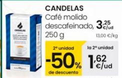 Oferta de Candelas - Café Molido Descafeinado  por 3,25€ en Eroski
