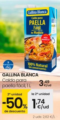Oferta de Gallina Blanca - Caldo Para Paella Facil  por 3,49€ en Eroski