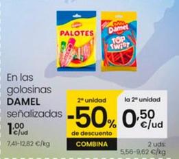 Oferta de Damel - En Las Golosinas Senalizadas por 1€ en Eroski