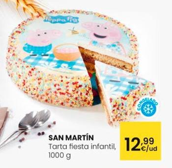 Oferta de San Martín - Tarta Fiesta Infantil por 12,99€ en Eroski